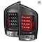 Spec-D Tuning Nissan Armada Tail Lights- All Black Housing With Clear Lens 05-15 LT-AMD04JMLED-V2-TM - alternate 1